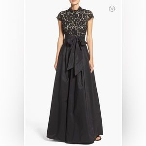 Eliza J Beaded Bodice Formal Ball Gown